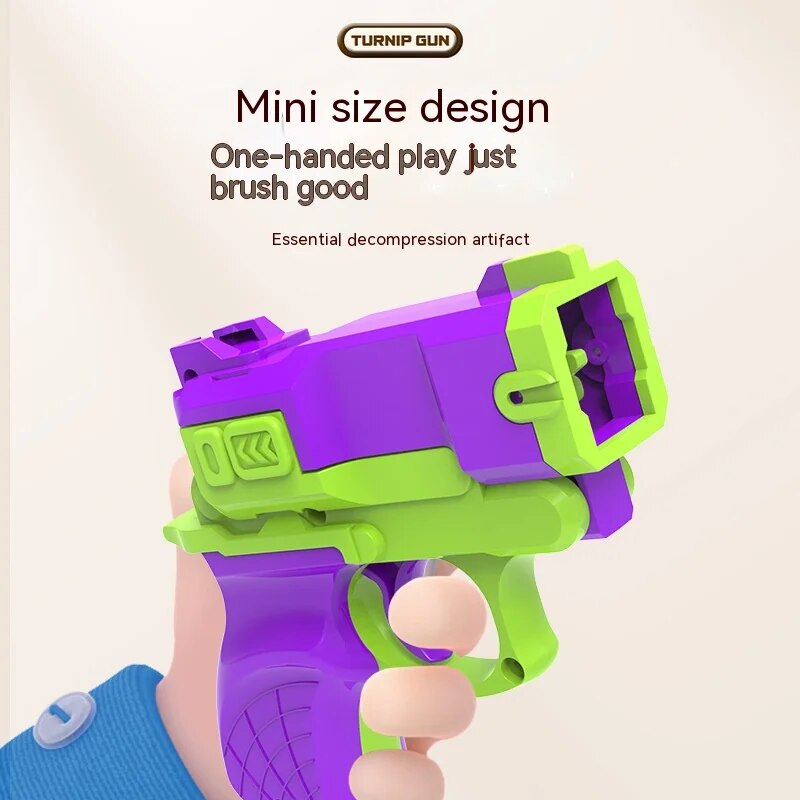 Rubber Band Firing Toy Gun 3D Gravity Model Gun Mini 1911 Toy Gun Luminous Transparent Shell Trendy Toys Gift Dropshipping ShopOnlyDeal