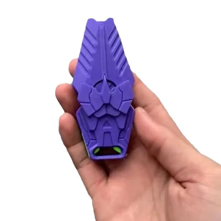 3D Printing Gravity Shield Green Purple Cub Jumping Small Radish Mini Model Pendant Push Card Decompression Toy Drop shipping ShopOnlyDeal