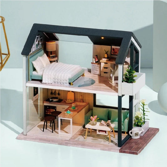 Luxury Doolhouse 3D Puzzle Handmade DIY Wooden Small House Decoration for Girls, Boys, Teenagers, Adults, and Classmates 12+Birthday Gifts ShopOnlyDeal