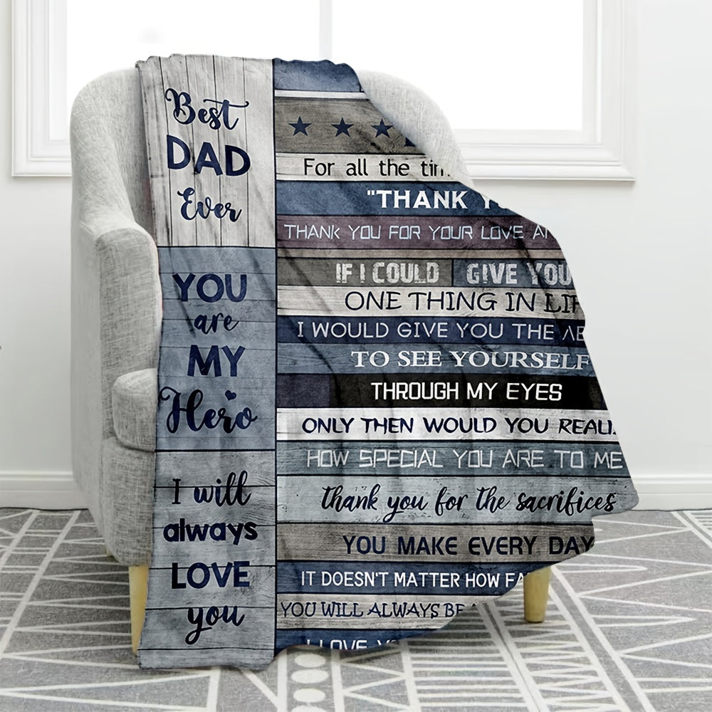 To My Father Flannel Blanket To My Dad Warm Cozy Soft Blanket For Bed Couch Sofa Office Travelling - Home & Kitchen - Temu ShopOnlyDeal