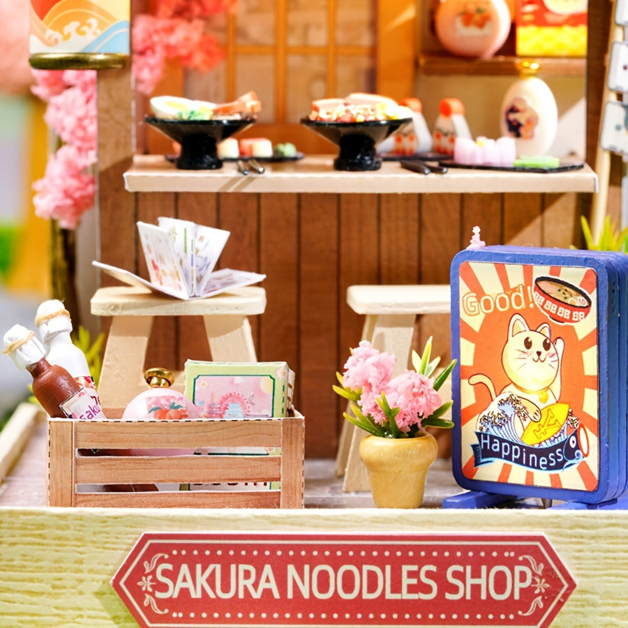 Sakura Noodle House Doll House - Miniature DIY Doll House Kit ShopOnlyDeal