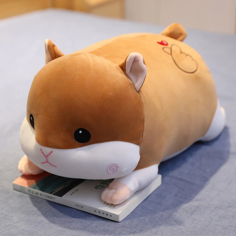 40-90 cm Soft Love Pig Mouse Hamster Plush Pillow Stuffed Cute Animal Cushion Chinese Pig Mouse Toy Doll Birthday Gift Kid LUFEN Store