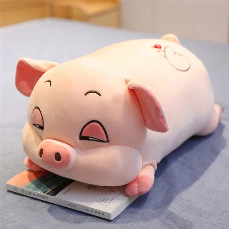 40-90 cm Soft Love Pig Mouse Hamster Plush Pillow Stuffed Cute Animal Cushion Chinese Pig Mouse Toy Doll Birthday Gift Kid LUFEN Store