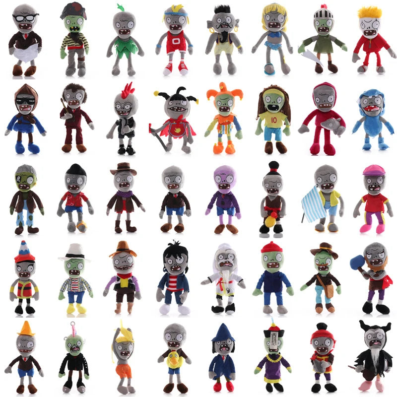 41 Style 30cm Zombies Stuffed Plush Doll Toys PVZ  Zombie CONEHEAD ZOMBIE Cartoon Game Cosplay Anime Figure Kids Gifts ShopOnlyDeal