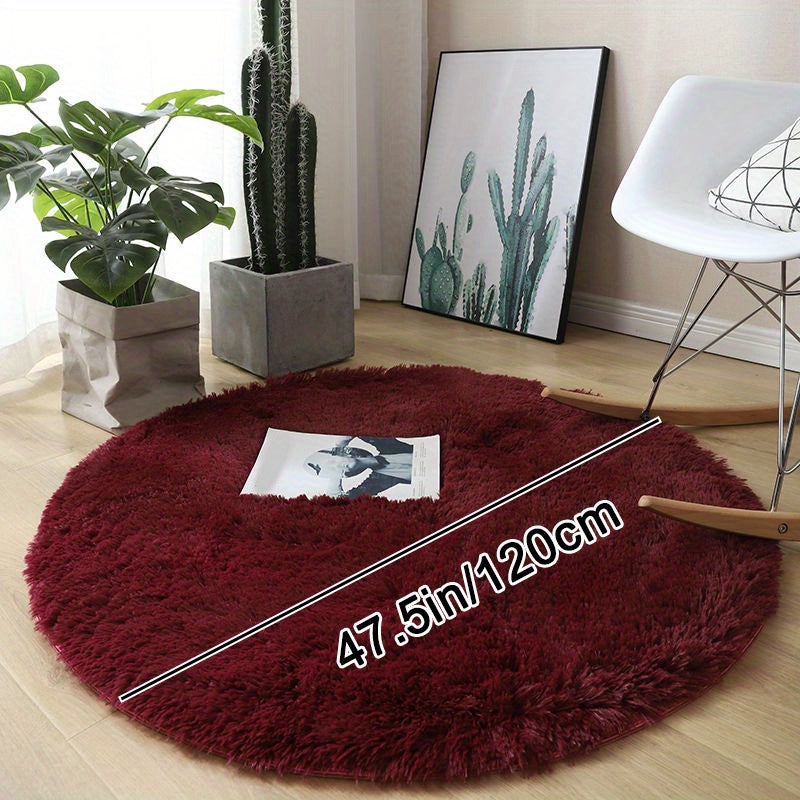 Warm Soft And Fluffy Shaggy Rug - Non-slip And Waterproof - Perfect For Living Room, Bedroom, Nursery, Game Room, Dormitory, Carpet - Teenage Room Decoration And Room Decor (4'x4') - Temu ShopOnlyDeal