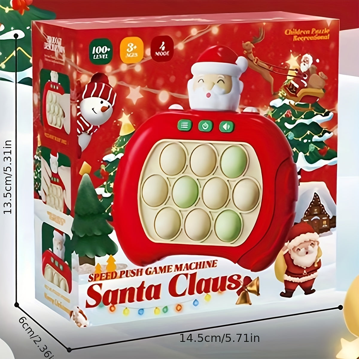 Christmas Handheld Game For Kids, Pop Fidget Game Toys, Quick Push Game, Bubble Stress Pop Light Up Game, Mini Games Sensory Toys For Autistic Children, Christmas Gifts For Boys&girls,teens - Temu ShopOnlyDeal