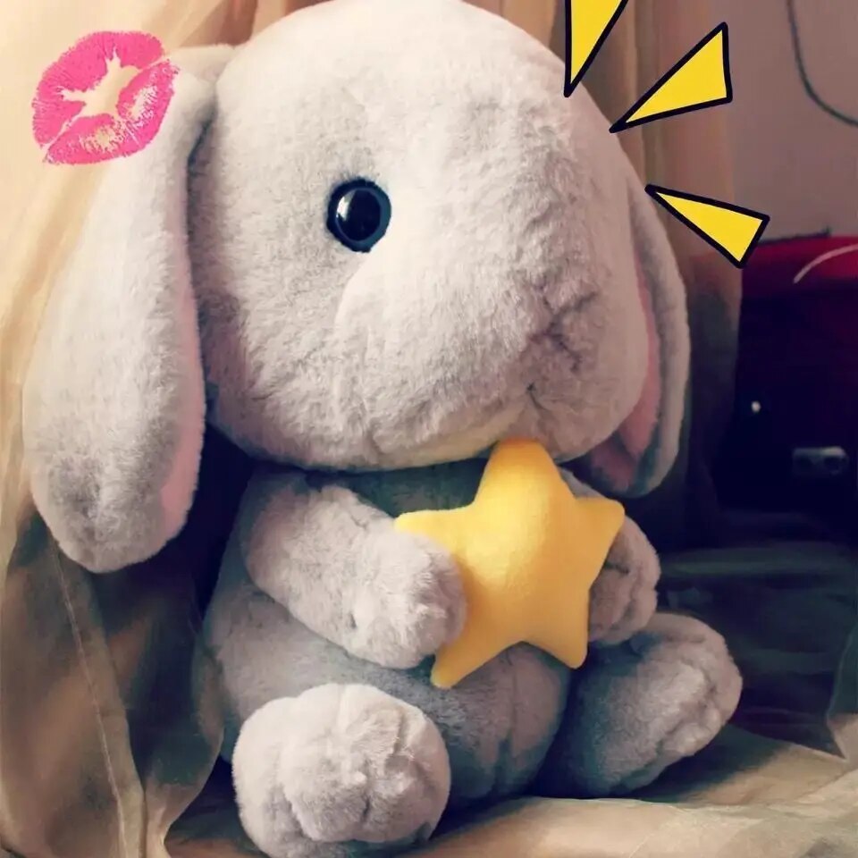 Stuffed Rabbit Plush Toy 43-65 Cute Soft Toys cushion Bunny Kid Pillow Doll Birthday Gifts for Children Baby Accompany Sleep Toy ShopOnlyDeal