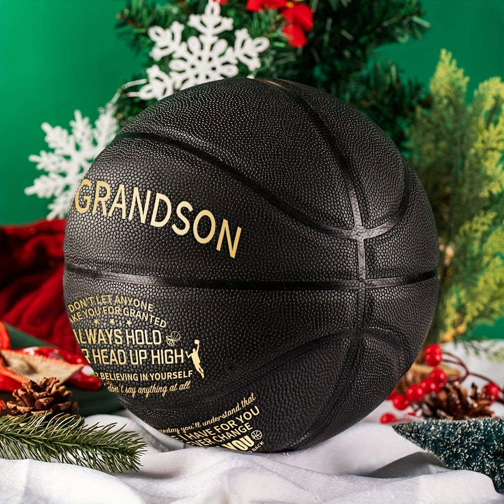 To My Grandson A Special Basketball To Show Your Grandson How Much You Love Them - Perfect Gift, International Standard Size(with A Pump) - Temu ShopOnlyDeal