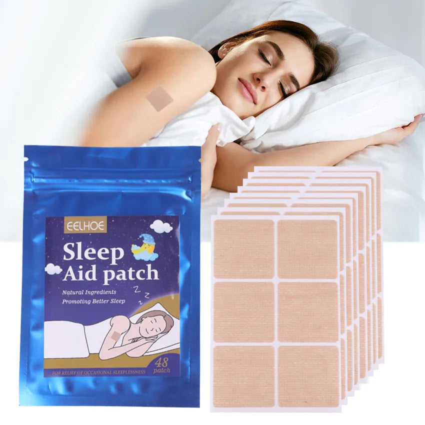 48PCS/Pack Insomnia Treatment Relieve Anxiety Decompression Relaxing Neurasthenia Soothing Body Help Sleeping Patch ShopOnlyDeal