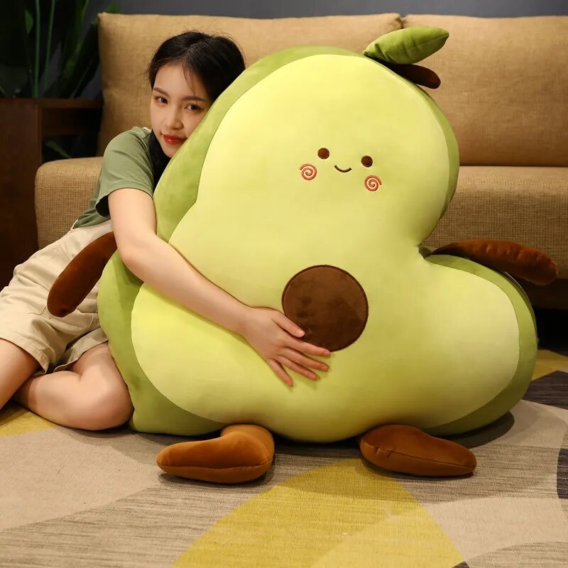 Giant Avocado Stuffed Plush Toy Filled 50-100CM Doll Fruit Cushion Pillow Soft Plush Doll Toy Child Baby Girl Birthday Gift ShopOnlyDeal