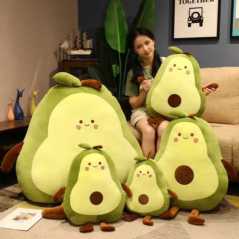 Giant Avocado Stuffed Plush Toy Filled 50-100CM Doll Fruit Cushion Pillow Soft Plush Doll Toy Child Baby Girl Birthday Gift ShopOnlyDeal