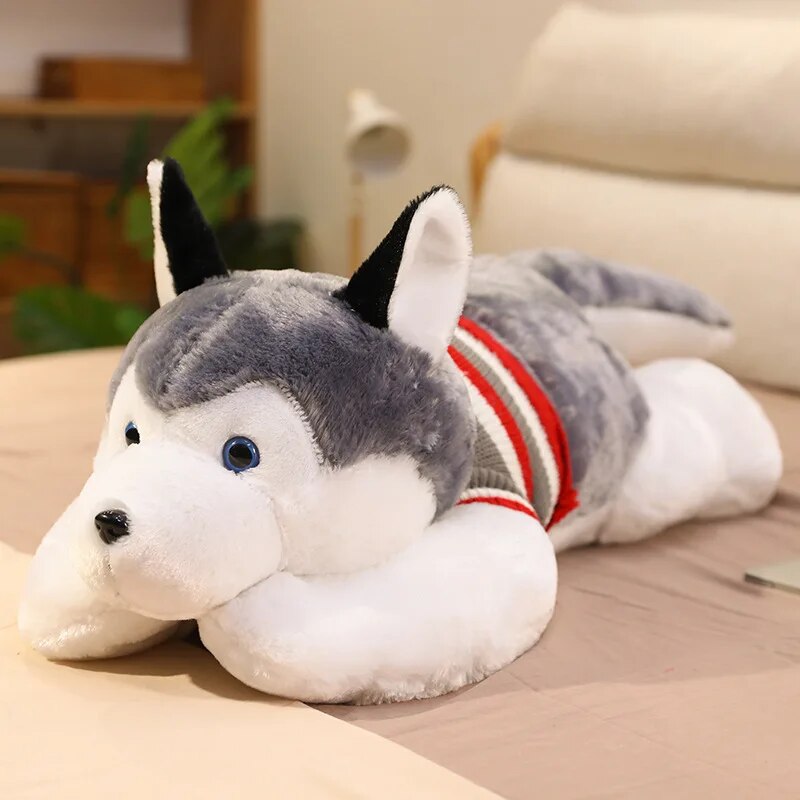 Husky Toys 50-200cm Best Christmas Gift Huge Plush Dog High Quality Simulation Dog Husky Pillow for Children Gifts ShopOnlyDeal