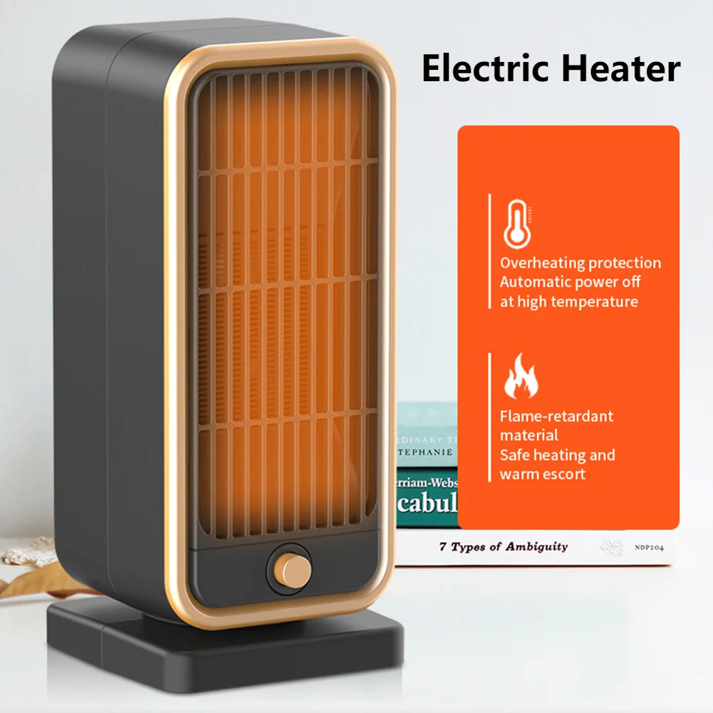 500W Electric Heater PTC Fast Heating Warmer Machine Quiet Portable Fan Mini Heater Multiple Protection Energy Saving Indoor Use ShopOnlyDeal