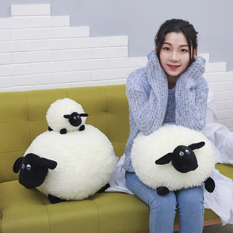 Plush Sheep 50cm PP Cotton Cartoon Soft Toys Stuffed Animal Sheep Dolls Valentine's Day Christmas Gifts Toys for Children Girl ShopOnlyDeal