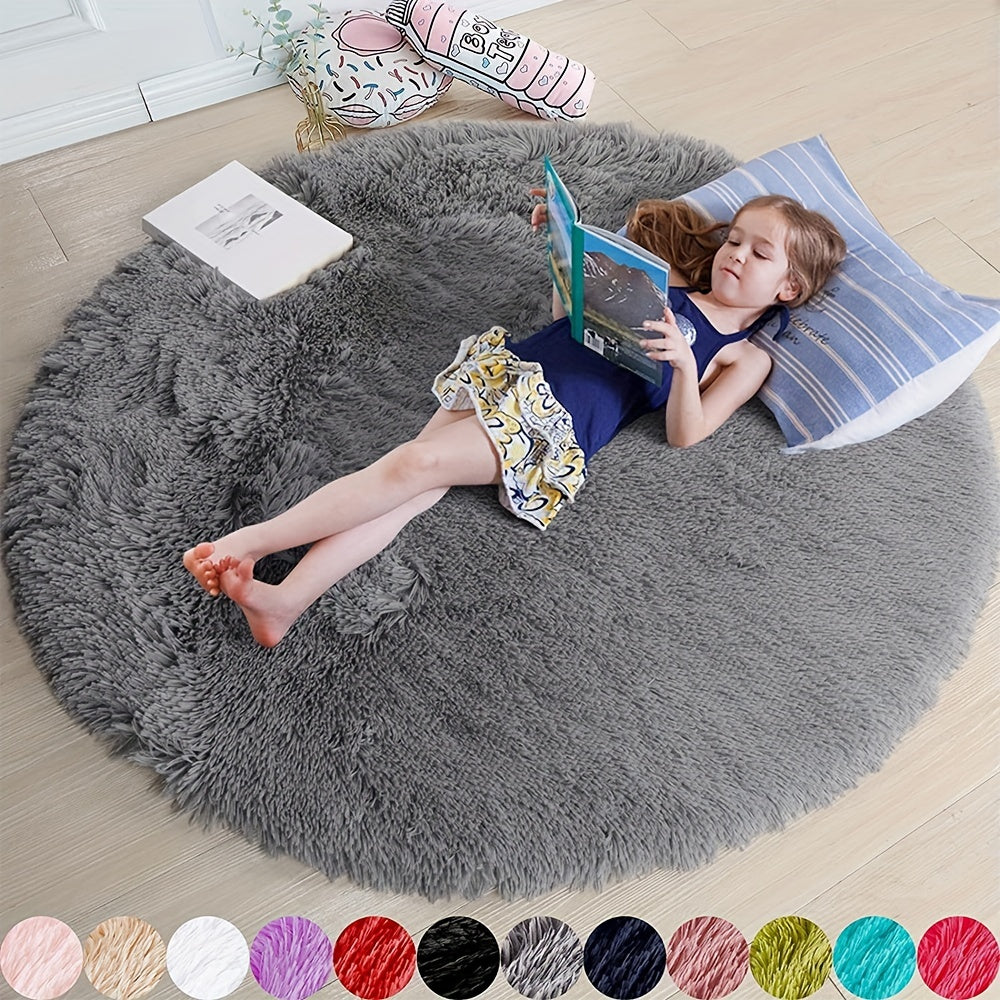 Warm Soft And Fluffy Shaggy Rug - Non-slip And Waterproof - Perfect For Living Room, Bedroom, Nursery, Game Room, Dormitory, Carpet - Teenage Room Decoration And Room Decor (4'x4') - Temu ShopOnlyDeal