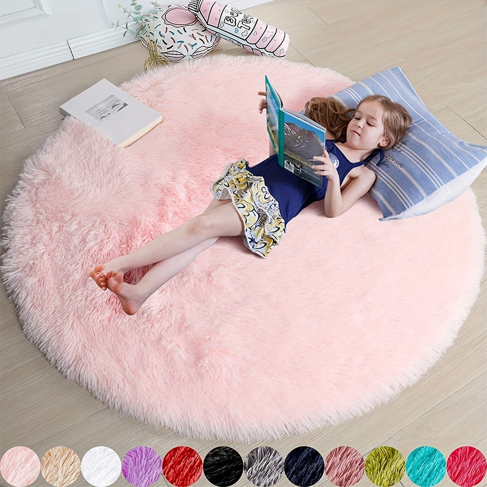 Warm Soft And Fluffy Shaggy Rug - Non-slip And Waterproof - Perfect For Living Room, Bedroom, Nursery, Game Room, Dormitory, Carpet - Teenage Room Decoration And Room Decor (4'x4') - Temu ShopOnlyDeal