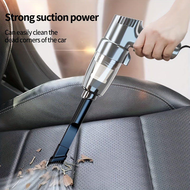 Car Mounted Vacuum Cleaner, Super Strong, High-power, High Suction, Dry And Wet Dual-purpose Sedan, Small, Mini, Handheld, Multifunctional, Portable - Temu FluffyCraze