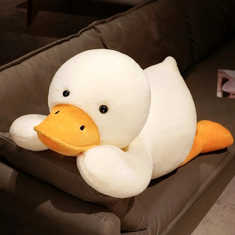 Giant White Duck Plush Toys 60-100cm Cute Large New Soft Sleeping Pillow Kawaii Big Goose Cushion Stuffed Animal Doll Home Decor ShopOnlyDeal