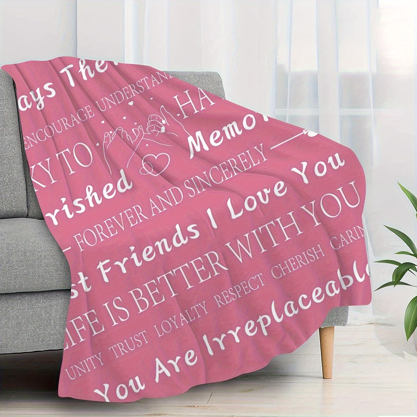 Best Friend Birthday Gifts For Women Unique Female Friendship Gifts For Bestie Flannel Throw Blanket ShopOnlyDeal