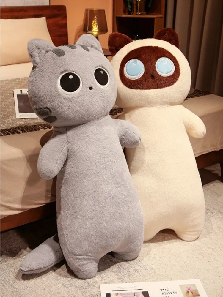 Alien Robot Plush Toy 65/130cm Big Lovely Long Cat Plush Toys Cute Pillow Stuffed Plushie Dolls Nap Pillow Home Comfort Cushion Kawaii Kids Birthday G ShopOnlyDeal