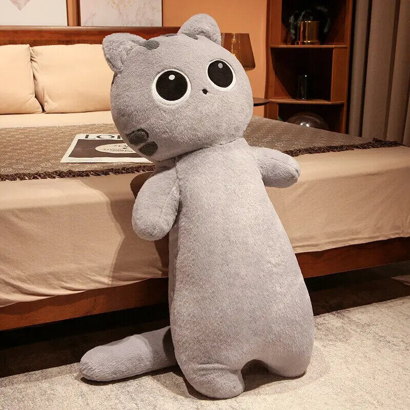 Alien Robot Plush Toy 65/130cm Big Lovely Long Cat Plush Toys Cute Pillow Stuffed Plushie Dolls Nap Pillow Home Comfort Cushion Kawaii Kids Birthday G ShopOnlyDeal