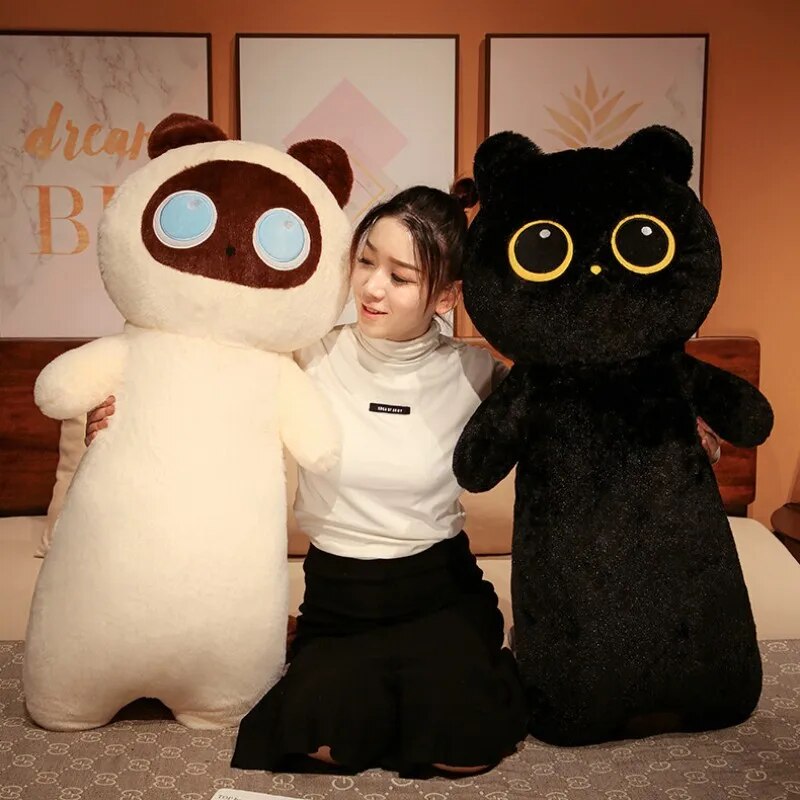 Alien Robot Plush Toy 65/130cm Big Lovely Long Cat Plush Toys Cute Pillow Stuffed Plushie Dolls Nap Pillow Home Comfort Cushion Kawaii Kids Birthday G ShopOnlyDeal