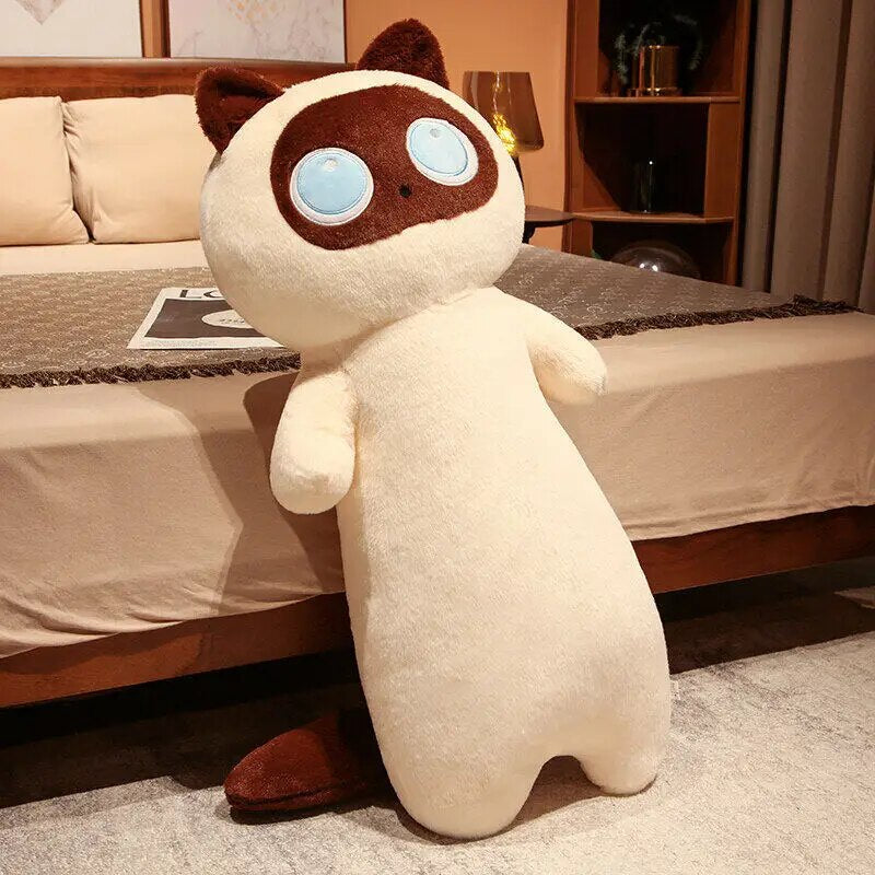 Alien Robot Plush Toy 65/130cm Big Lovely Long Cat Plush Toys Cute Pillow Stuffed Plushie Dolls Nap Pillow Home Comfort Cushion Kawaii Kids Birthday G ShopOnlyDeal