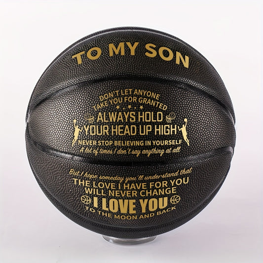 Perfect Gift For Son -International Standard Size Basketball With Pump - Grandson ShopOnlyDeal