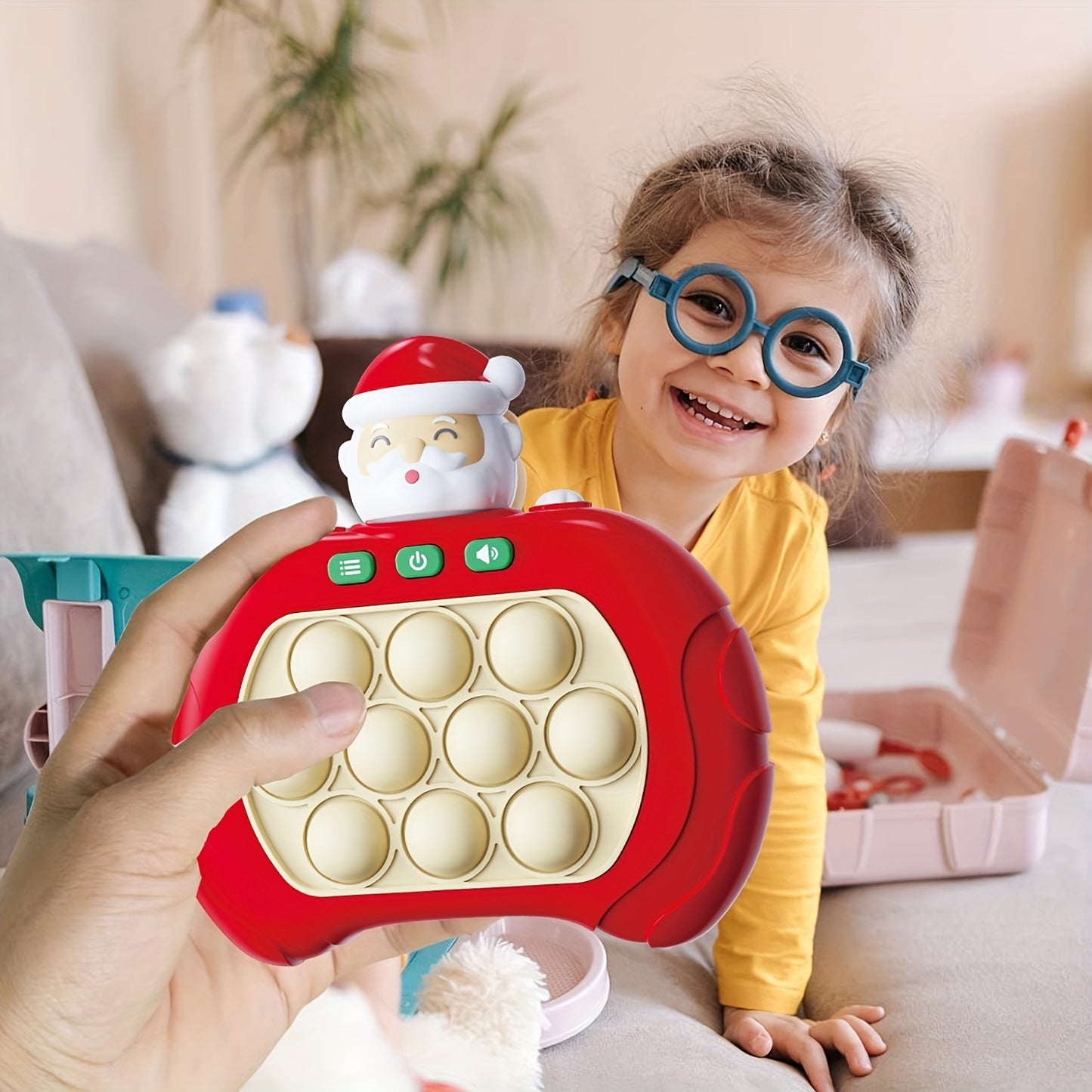 Christmas Handheld Game For Kids, Pop Fidget Game Toys, Quick Push Game, Bubble Stress Pop Light Up Game, Mini Games Sensory Toys For Autistic Children, Christmas Gifts For Boys&girls,teens - Temu ShopOnlyDeal