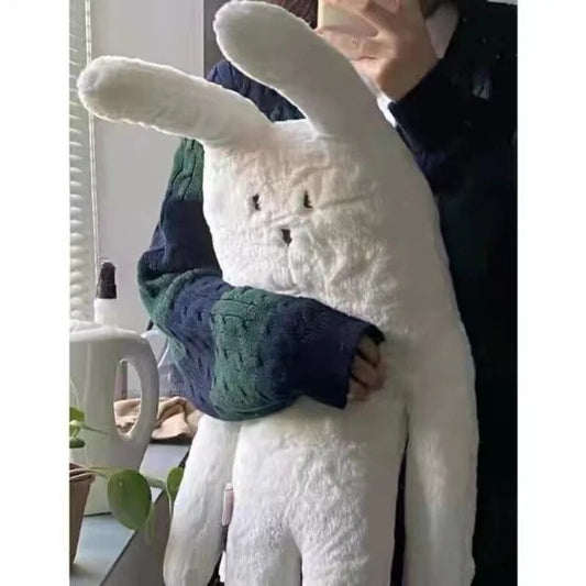 79cm Stuffed Long Rabbit Soft Plush Sleeping Pillow Cute White Bunny Cartoon Animal Plushie Toys Children Baby Birthday Gift ShopOnlyDeal