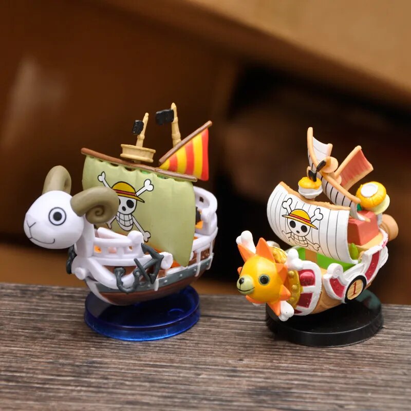 Anime One Piece Ship 7cm Figure Luffy Model Toy Super Cute Mini Boat THOUSANDSUNNY Going Merry Assembled Model Action Figure ShopOnlyDeal