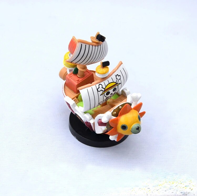Anime One Piece Ship 7cm Figure Luffy Model Toy Super Cute Mini Boat THOUSANDSUNNY Going Merry Assembled Model Action Figure ShopOnlyDeal