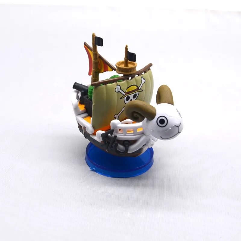 Anime One Piece Ship 7cm Figure Luffy Model Toy Super Cute Mini Boat THOUSANDSUNNY Going Merry Assembled Model Action Figure ShopOnlyDeal