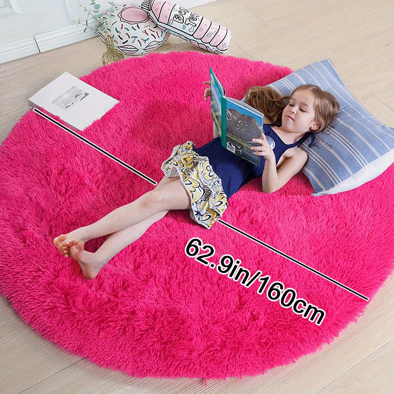 Warm Soft And Fluffy Shaggy Rug - Non-slip And Waterproof - Perfect For Living Room, Bedroom, Nursery, Game Room, Dormitory, Carpet - Teenage Room Decoration And Room Decor (4'x4') - Temu ShopOnlyDeal