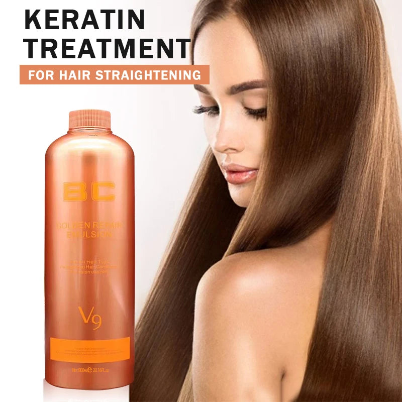 800ml Salon-Grade Hair Keratin Treatment: Brazilian Keratin At-Home Straightening Kit for Frizzy Hair ShopOnlyDeal