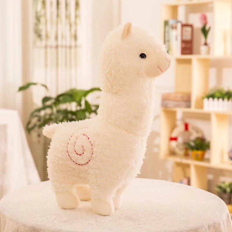 Alpaca Plush Toy Japanese Alpaca Soft 80cm Lovely Stuffed Cute Sheep Llama Animal Dolls Sleep Pillow Home Bed Decor Gift ShopOnlyDeal