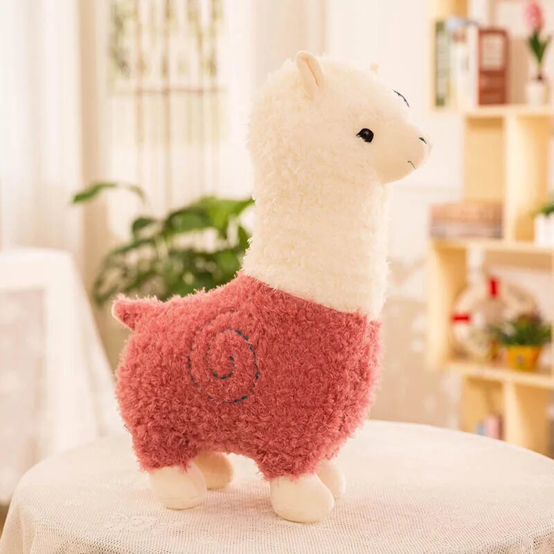 Alpaca Plush Toy Japanese Alpaca Soft 80cm Lovely Stuffed Cute Sheep Llama Animal Dolls Sleep Pillow Home Bed Decor Gift ShopOnlyDeal