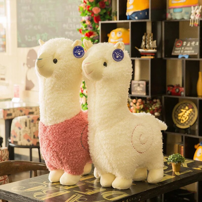 Alpaca Plush Toy Japanese Alpaca Soft 80cm Lovely Stuffed Cute Sheep Llama Animal Dolls Sleep Pillow Home Bed Decor Gift ShopOnlyDeal