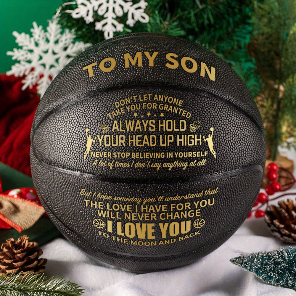 Perfect Gift For Son -International Standard Size Basketball With Pump - Grandson ShopOnlyDeal