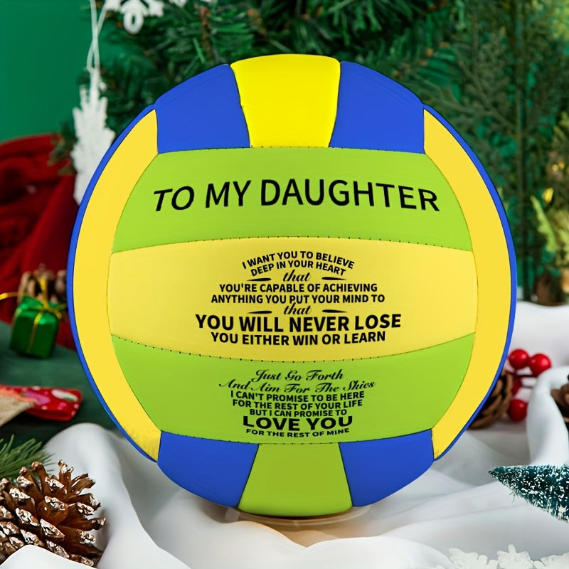 To My Daughter Soccer Ball For Beginner, Outdoor Sports Training (without A Pump) - Temu ShopOnlyDeal