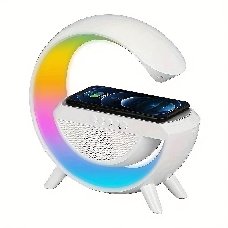 Colorful Nightlight Wireless Phone Charger With Speaker - Perfect Gift! ShopOnlyDeal