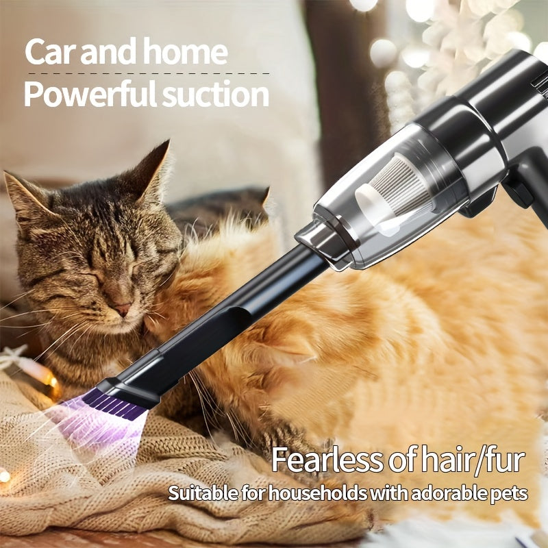 Car Mounted Vacuum Cleaner, Super Strong, High-power, High Suction, Dry And Wet Dual-purpose Sedan, Small, Mini, Handheld, Multifunctional, Portable - Temu FluffyCraze