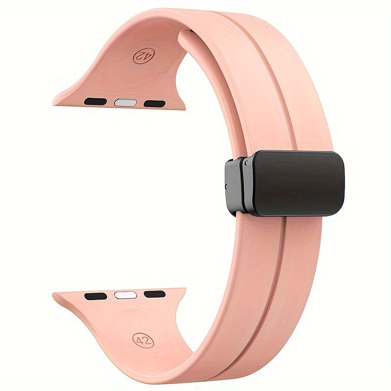 Enhance Your Apple Watch with Couple Magnetic Strap: Premium Silicone Bracelet for All Sizes (38mm to 49mm) - Compatible with iWatch Series Ultra 8, 7, 6, 5, 4, 3, SE ShopOnlyDeal