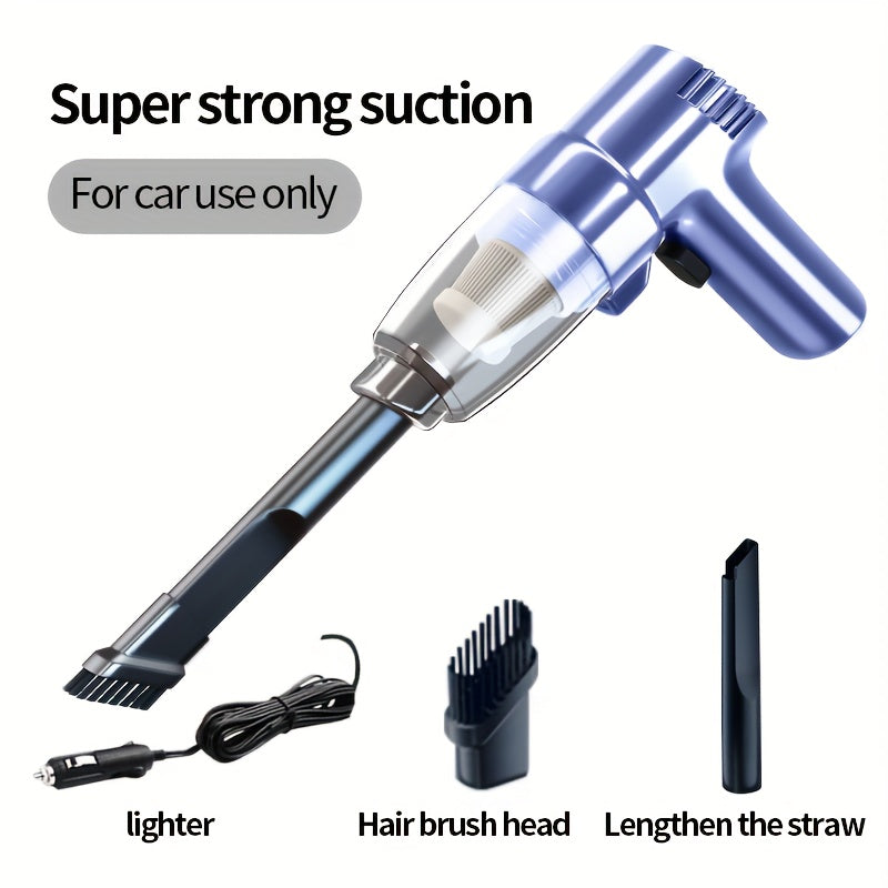 Car Mounted Vacuum Cleaner, Super Strong, High-power, High Suction, Dry And Wet Dual-purpose Sedan, Small, Mini, Handheld, Multifunctional, Portable - Temu FluffyCraze