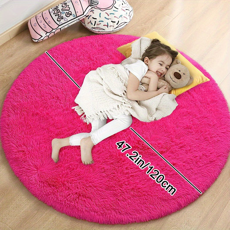 Warm Soft And Fluffy Shaggy Rug - Non-slip And Waterproof - Perfect For Living Room, Bedroom, Nursery, Game Room, Dormitory, Carpet - Teenage Room Decoration And Room Decor (4'x4') - Temu ShopOnlyDeal