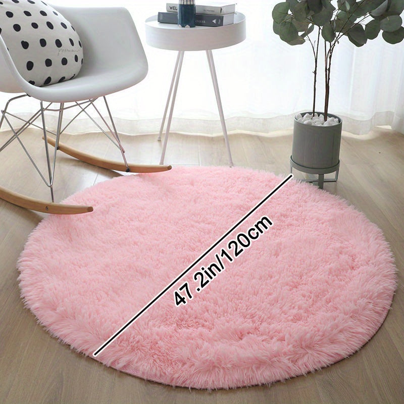 Warm Soft And Fluffy Shaggy Rug - Non-slip And Waterproof - Perfect For Living Room, Bedroom, Nursery, Game Room, Dormitory, Carpet - Teenage Room Decoration And Room Decor (4'x4') - Temu ShopOnlyDeal