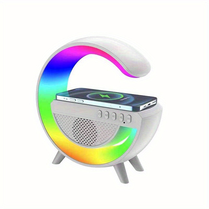 Colorful Nightlight Wireless Phone Charger With Speaker - Perfect Gift! ShopOnlyDeal