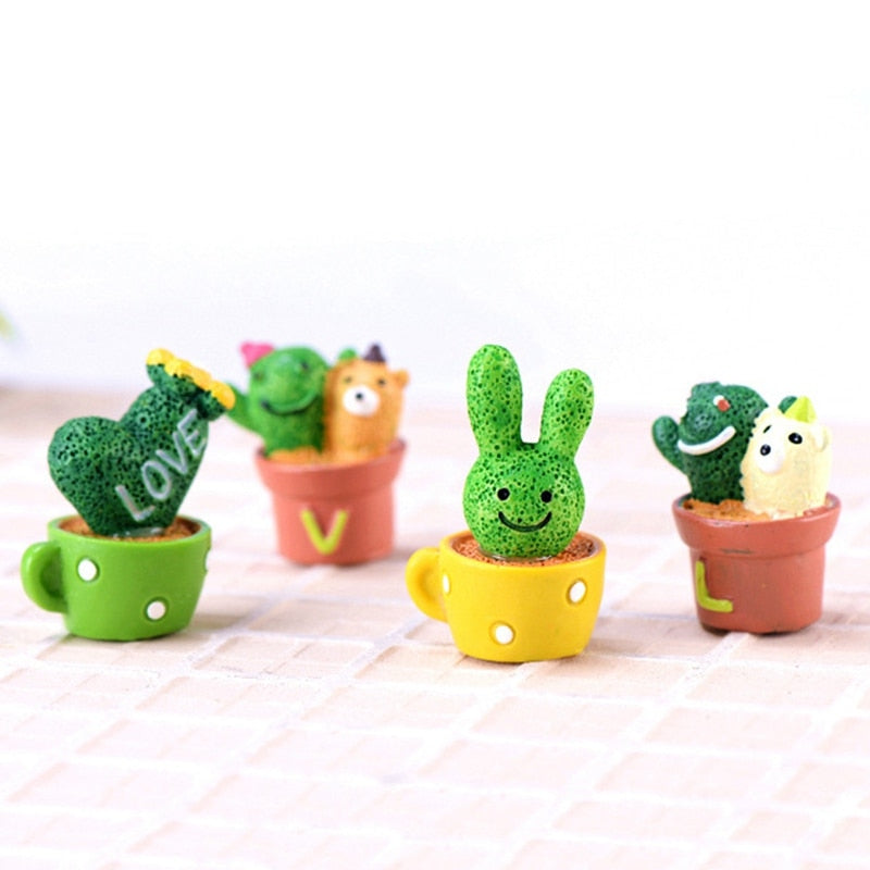 Car Mini Cactus Plants Perfume Vent Outlet Conditioning Fragrance Clip Cute Creative Ornaments Interior Accessories Decoration ShopOnlyDeal
