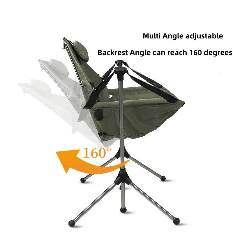 Camp Chair Aluminium Alloy Stargaze Recliner Luxury Camping Rocking Chair Garden Swinging Chairs with Bag Shop