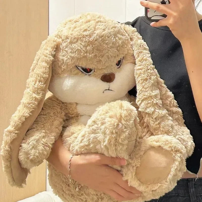 Anger bunny plushie long ear bunny plush toy Kawaii Bunny Plush  Kids Doll for Children Gift AIXINI Dropshipping Store